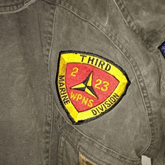 Vintage Drummer Boy Collection USMC bomber jacket - Picture 8 of 13